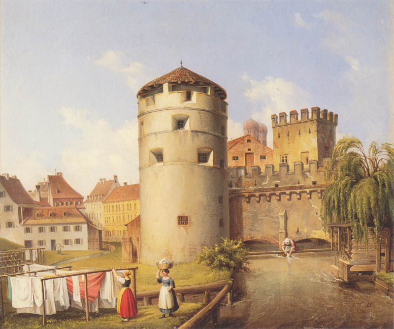 Partie an der Stadtmauer