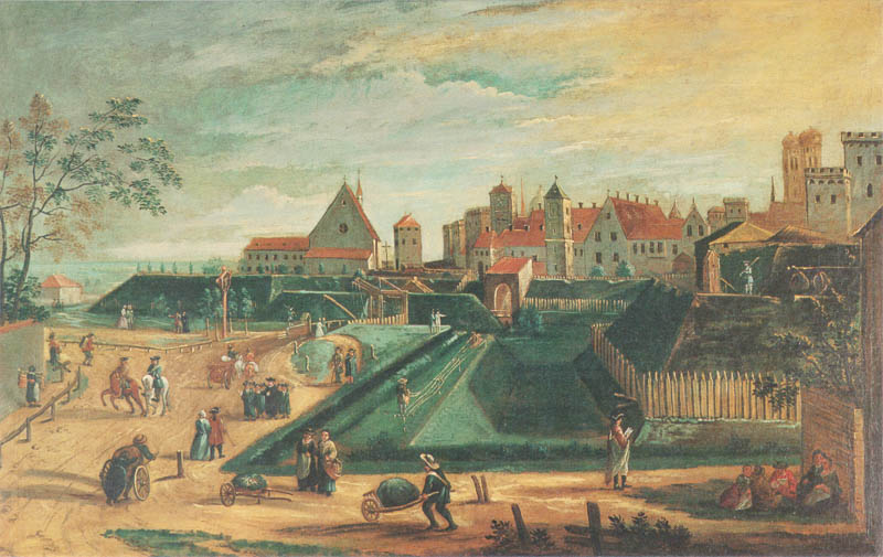 Blick über die Wallbefestigung