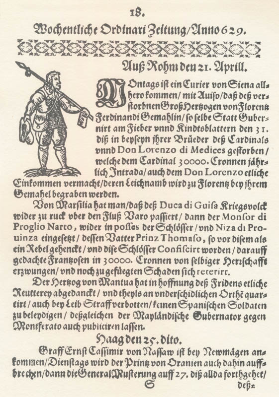 Wöchentliche Ordinari Zeitung