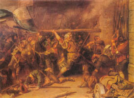 Defregger Franz von – Erstürmung des Roten Turms