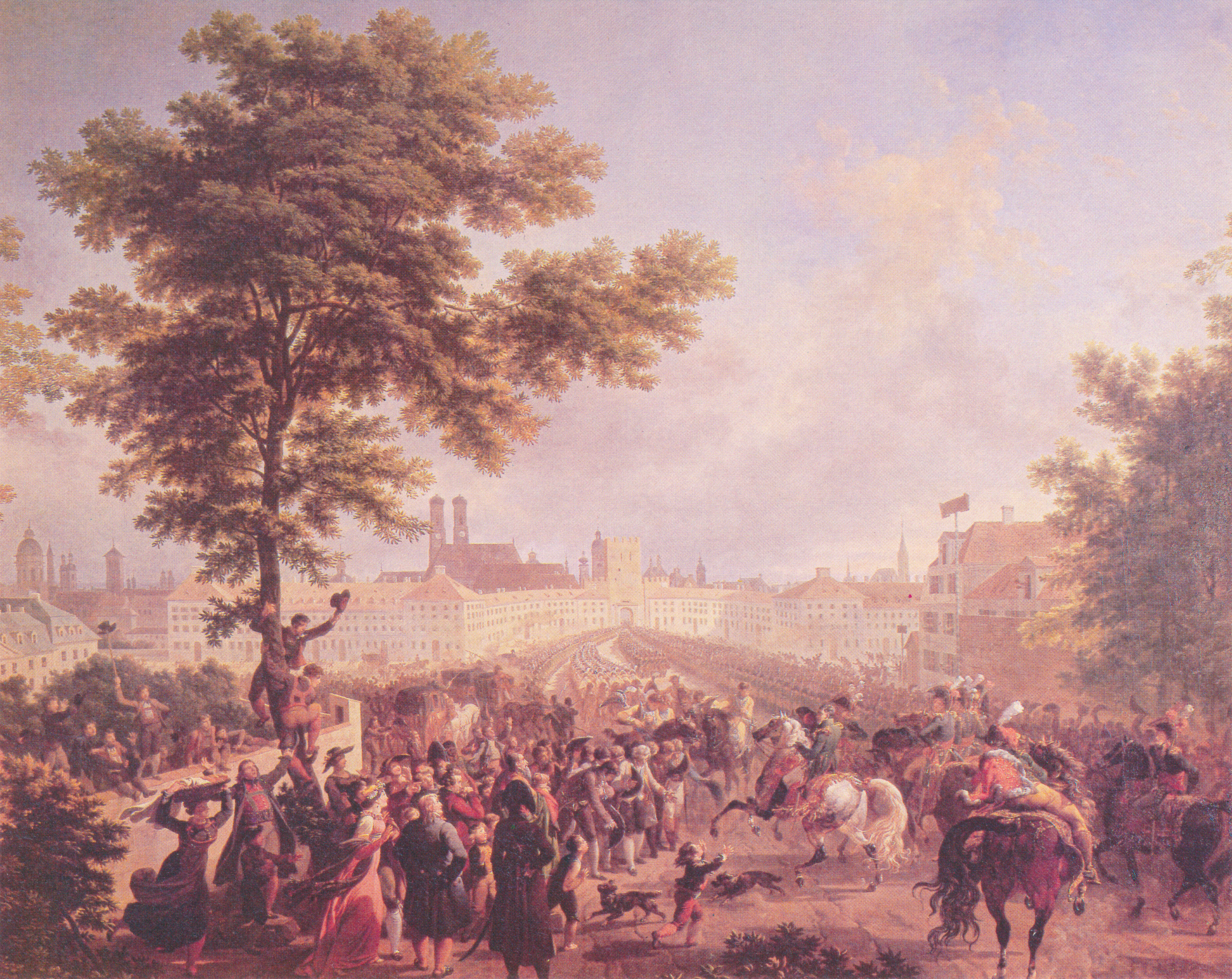 Einzug Kaiser Napoleons am 24. Oktober 1805 in München