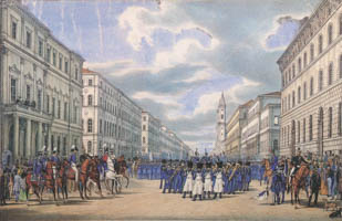 Kraus Gustav – Inspektion des Bürgermilitärs