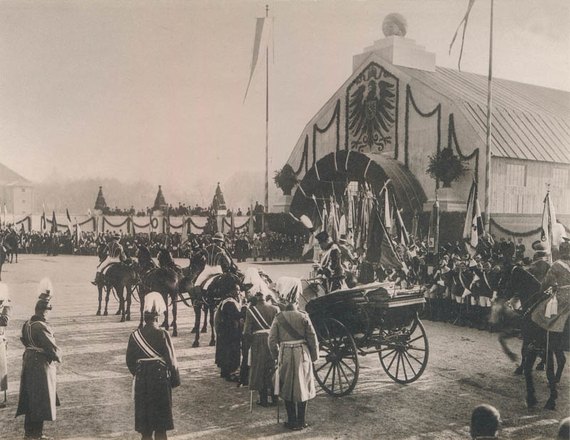 Ankunft von Kaiser Wilhelm zur Grundsteinlegung des Deutschen Museums
