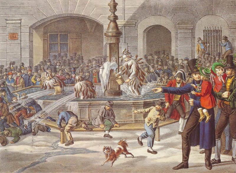 Der Metzgersprung am Fischbrunnen