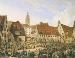 Quaglio Domenico – Viktualienmarkt
