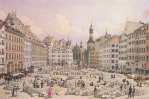 Heinzmann Carl Friedrich – Gedreideschranne auf den heutigen Marienplatz