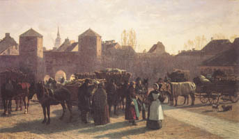 Quaglio Franz – Holzmarkt vor dem Sendlinger Tor