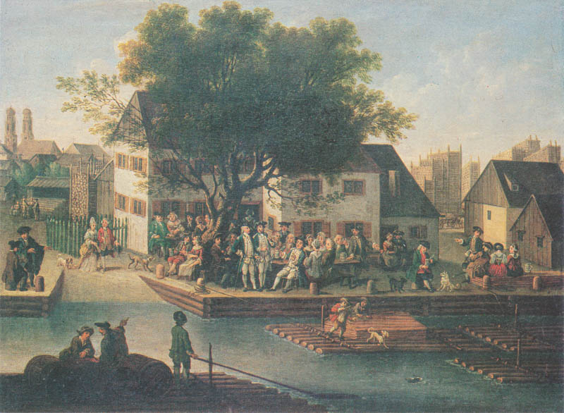 Die Wirtschaft zum Grünen Baum an der Unteren Lände