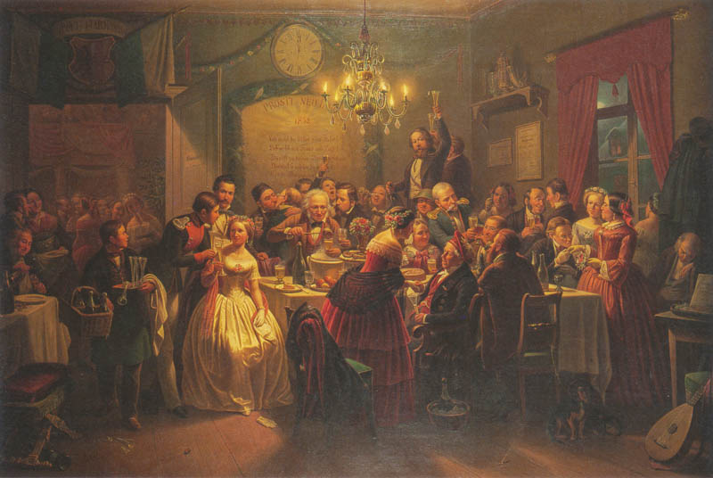 Silvesterfeier der Gesellschaft „Harmonie“