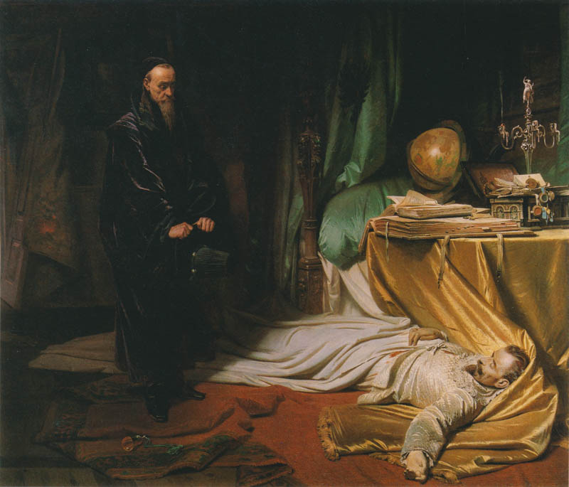 Der Astrologe Senian der Leiche Wallensteins