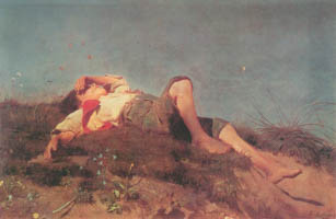 Lenbach Franz von – Hirtenknabe