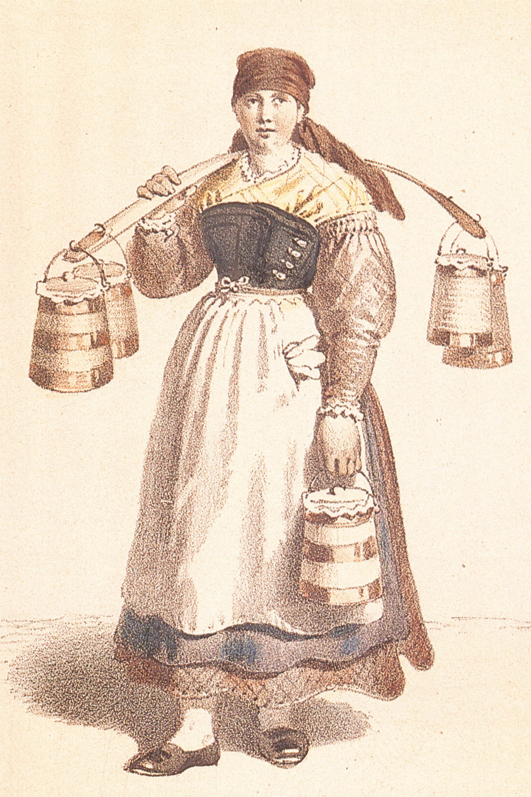 Schwabinger „Millimadl“, Milchmädchen