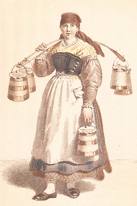 Schwabinger „Millimadl“, Milchmädchen