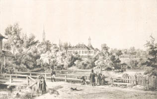 Lebschée Carl August – Ertlschlößchen auf der Bastion beim Einlaß