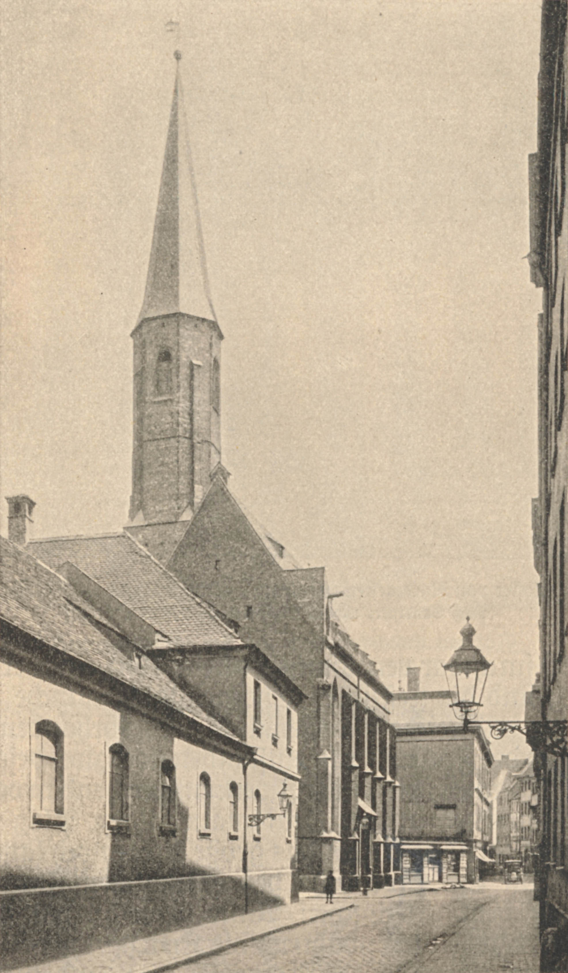 Salvatorkirche (Griechische Kirche) von der Salvatorstraße aus 