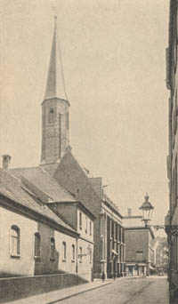  – Salvatorkirche (Griechische Kirche) von der Salvatorstraße aus 