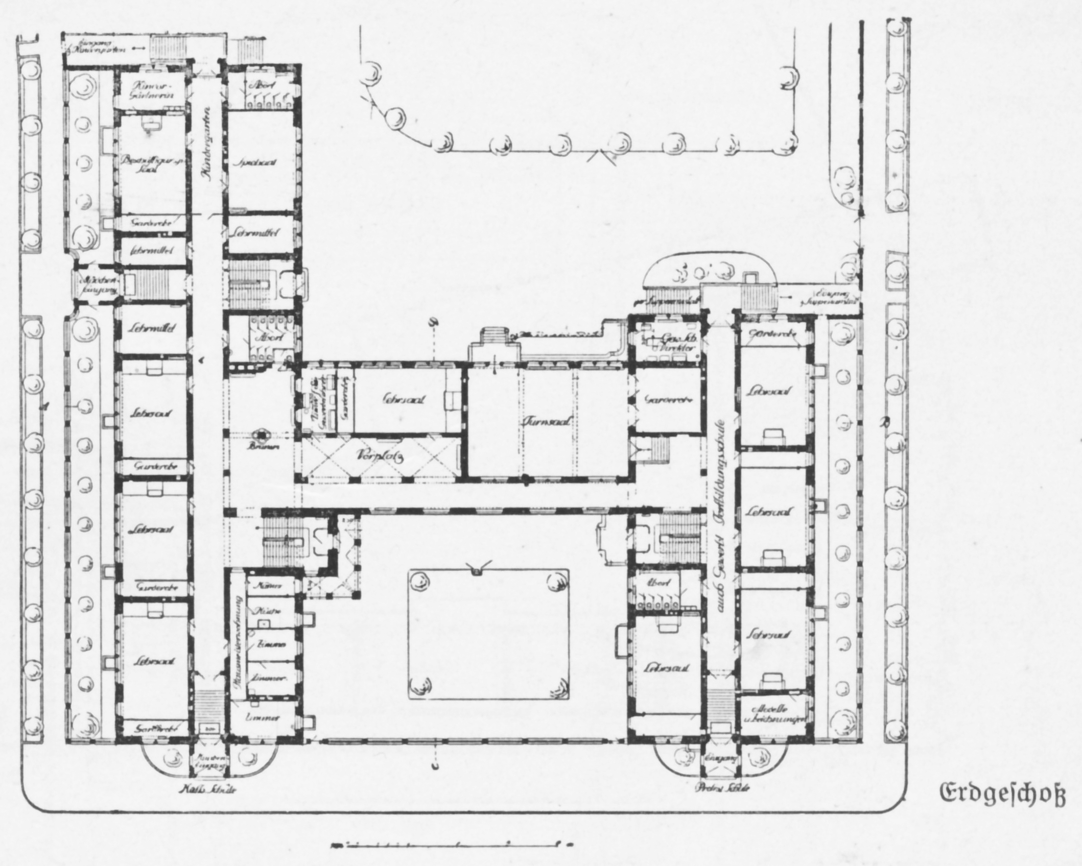 Volksschule am Gotzinger Platz - Grundriss