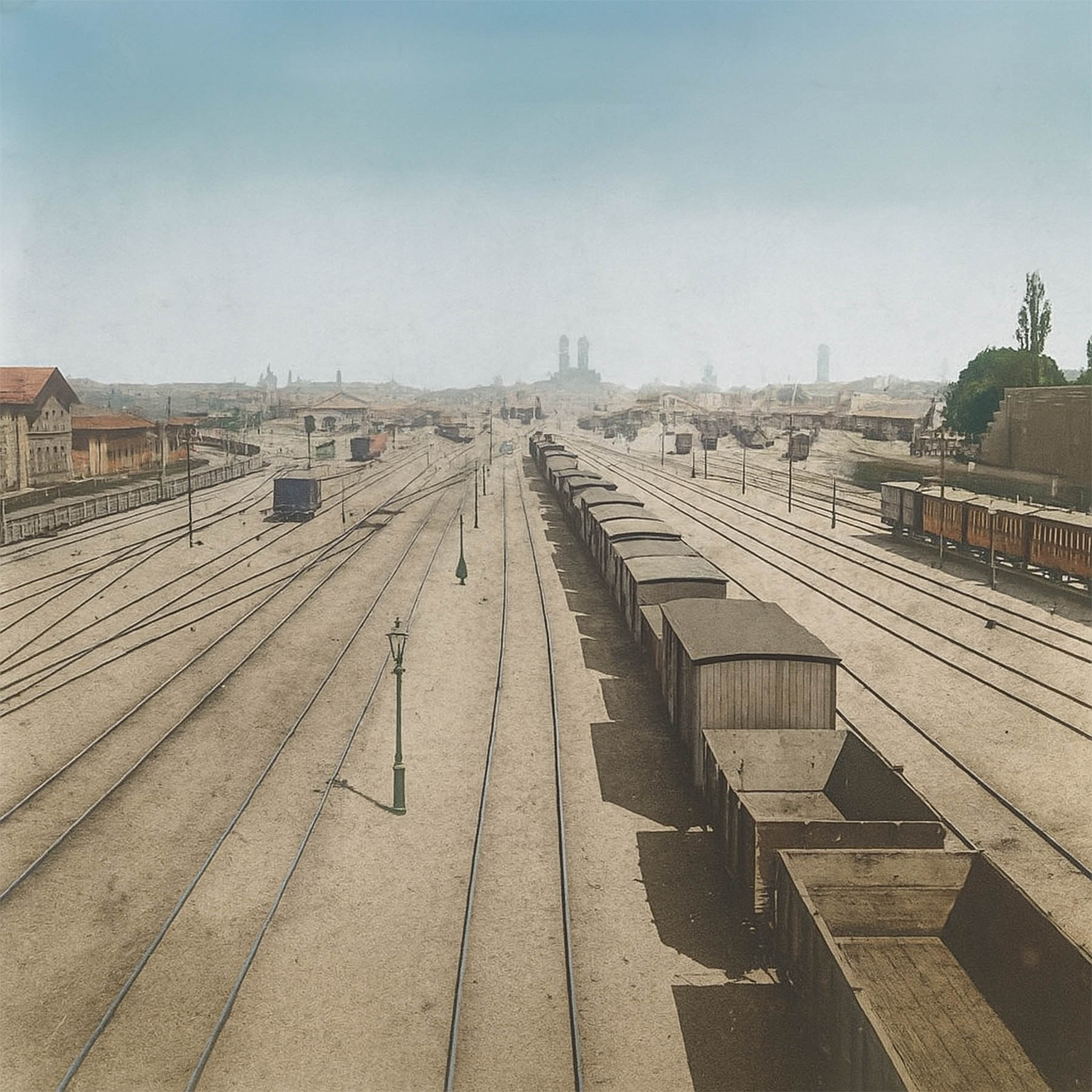 Blick auf den Hauptbahnhof