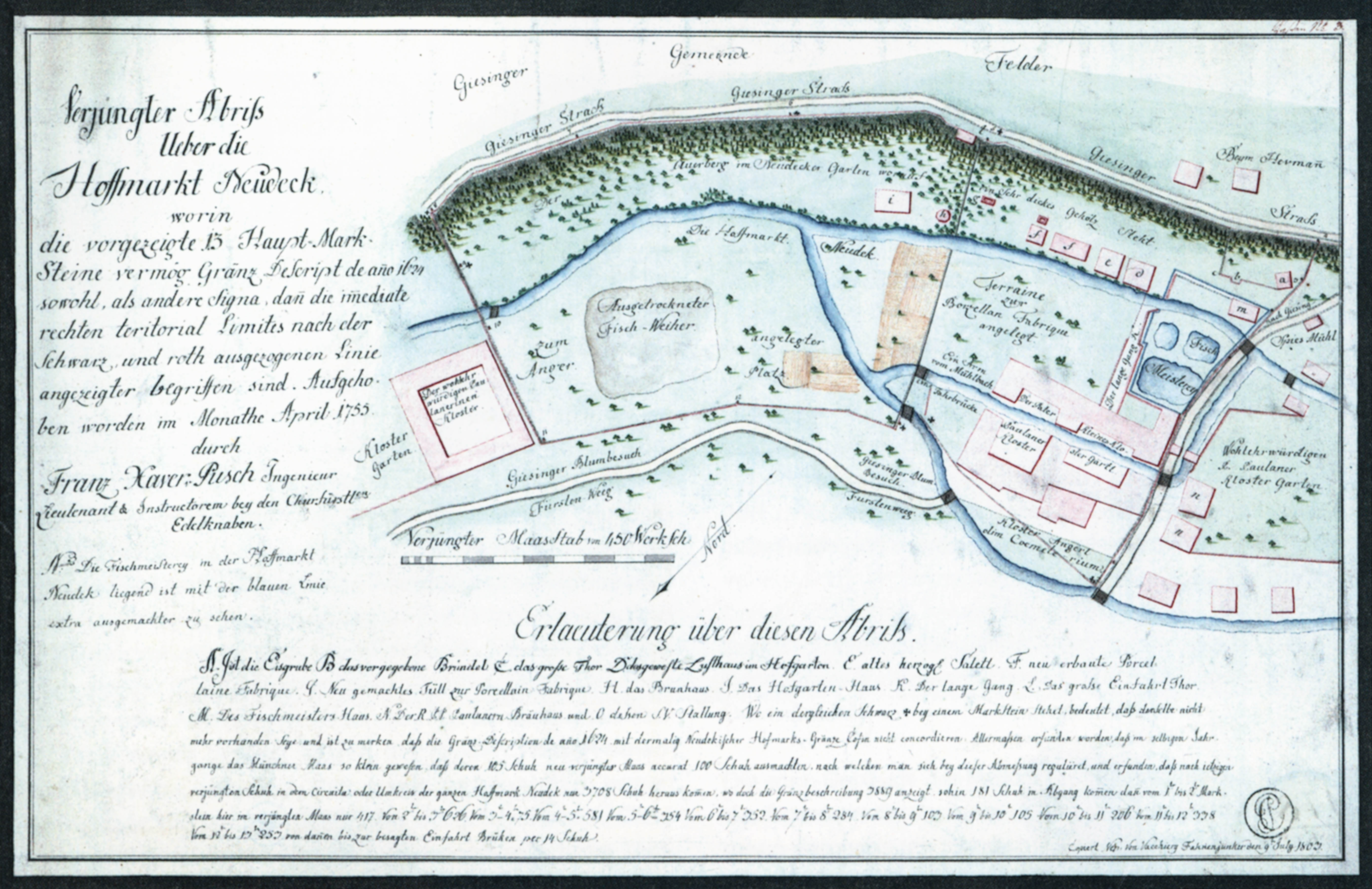 Der fürsdtliche Garten zu Neudeck