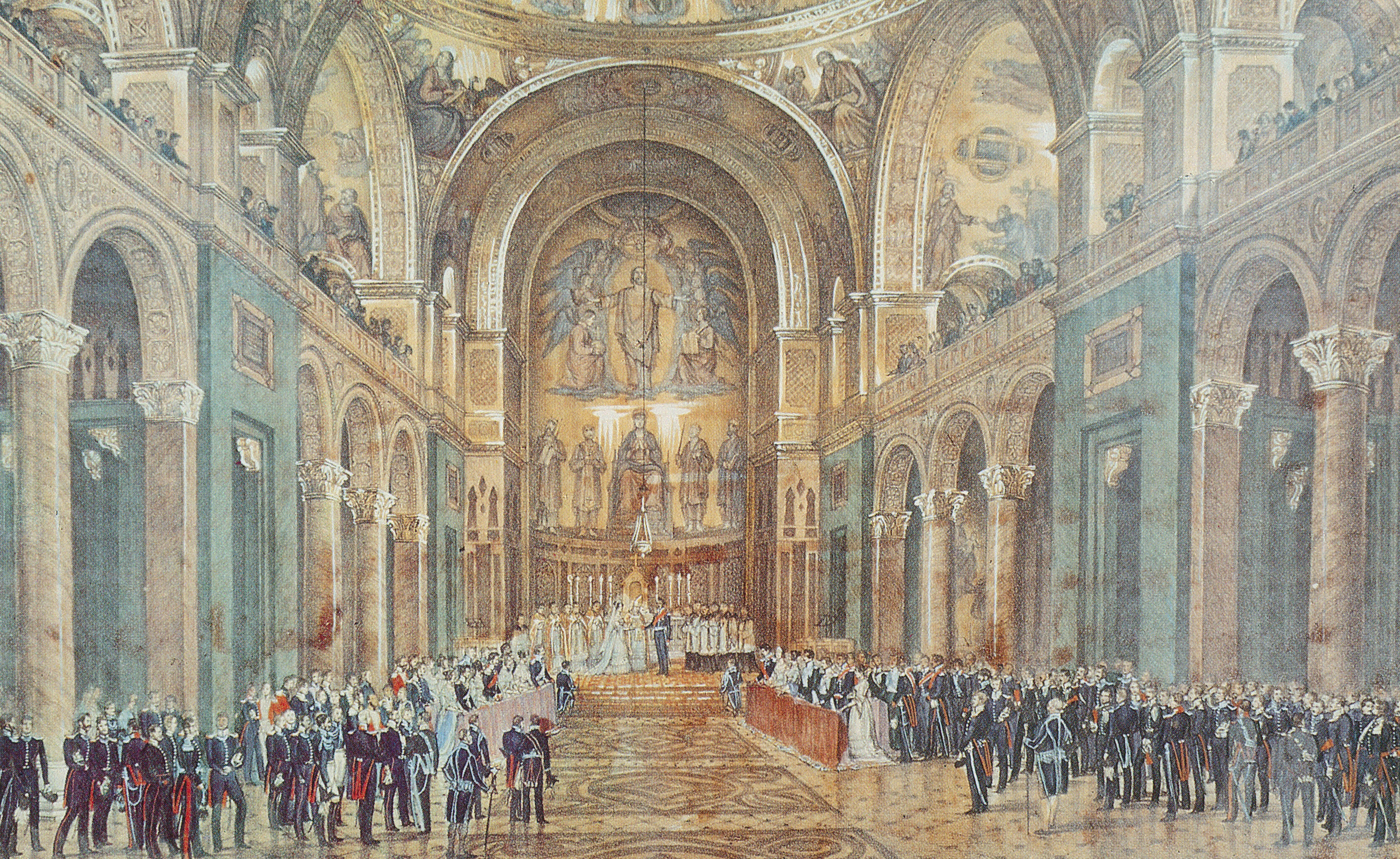 Die Trauung des Kronprinzen Maximilian von Bayern