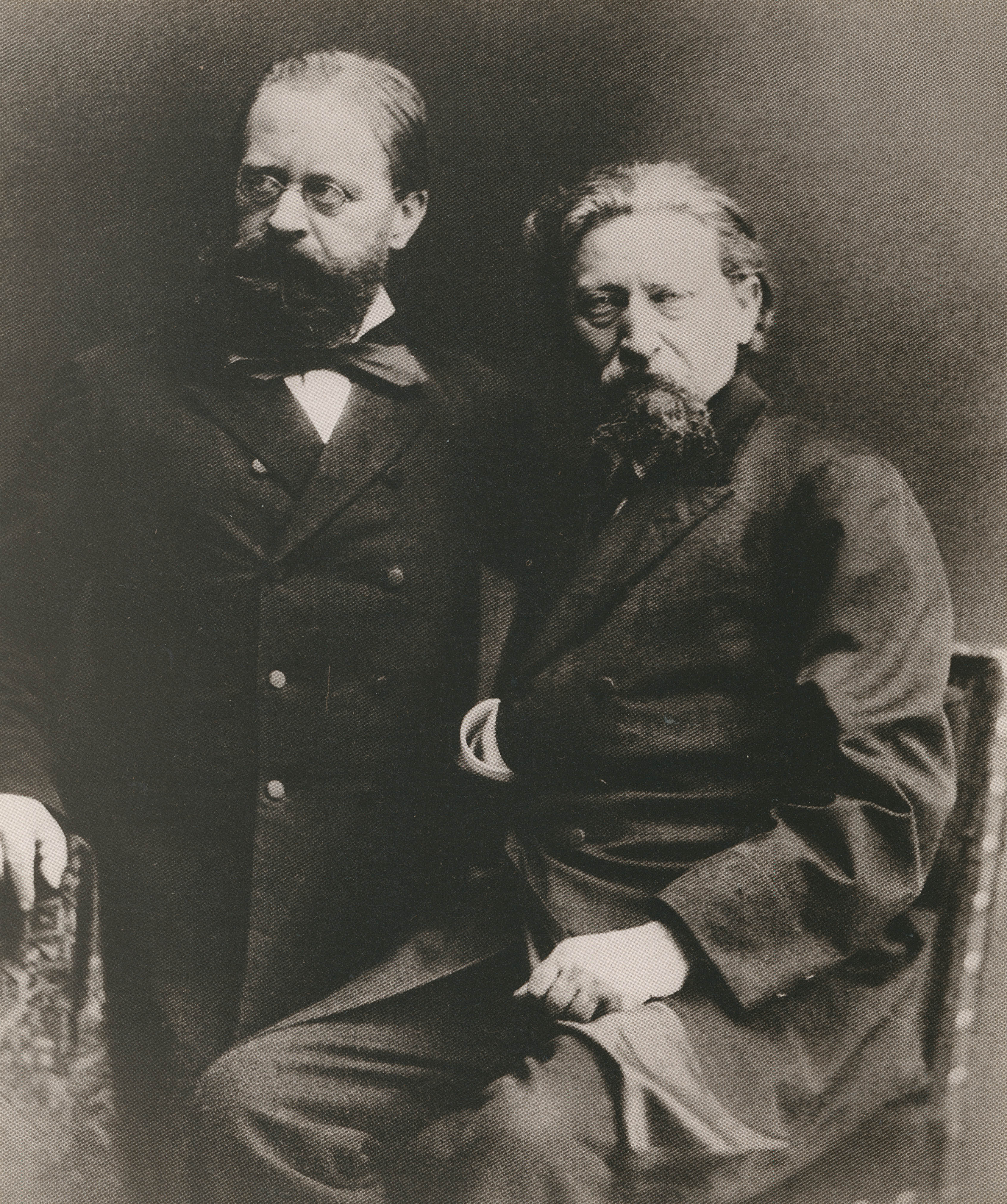 Bürgermeister Alois von Erhardt und Bürgermeister Johannes von Widenmayer