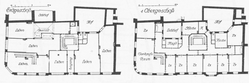 Wohn- und Geschäftshaus Falkeneck – Residenzstraße  – Drollinger Eugen