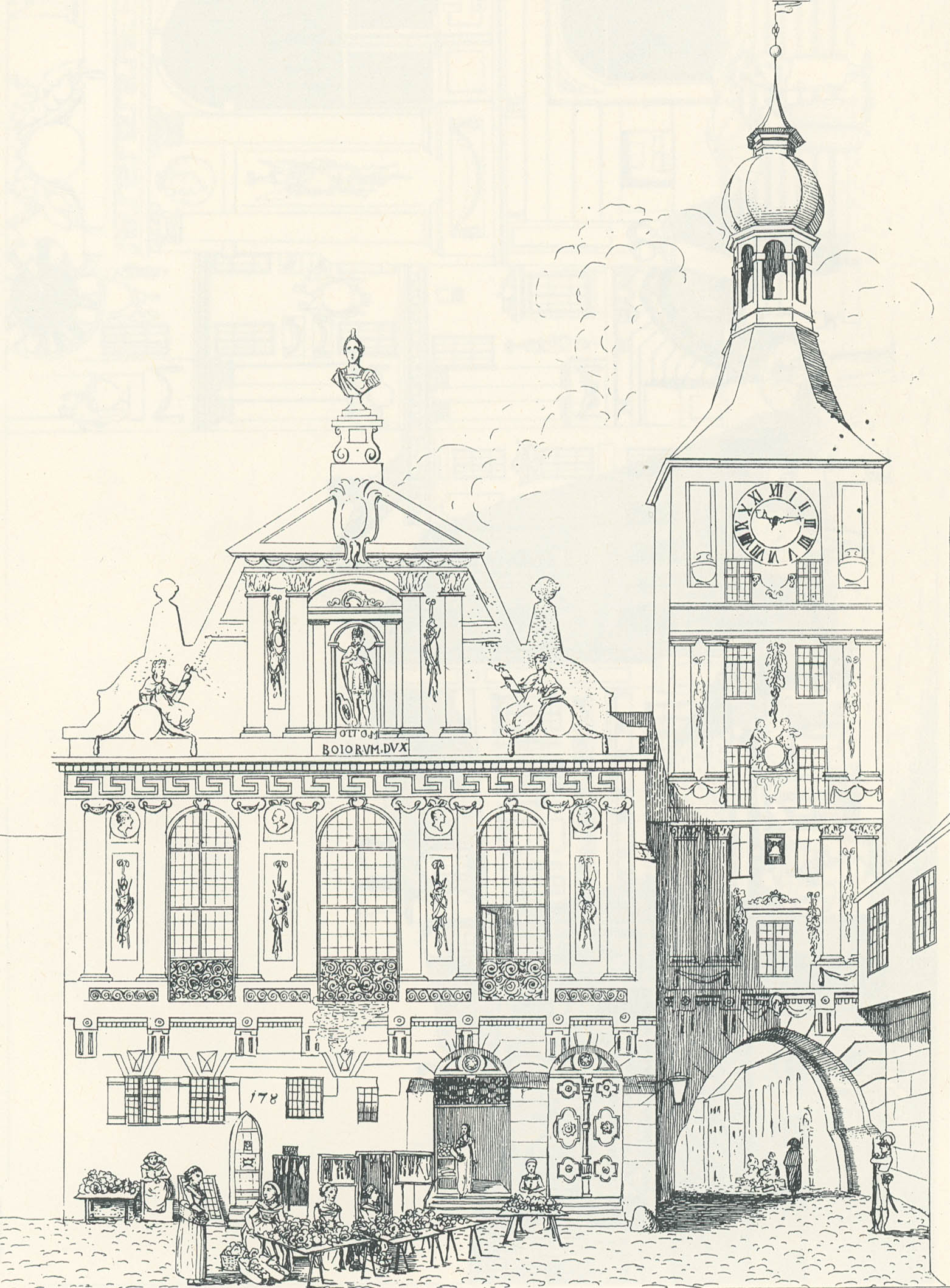 Baumgartner-Polizei-Uebersicht von München - Kupferstich 21