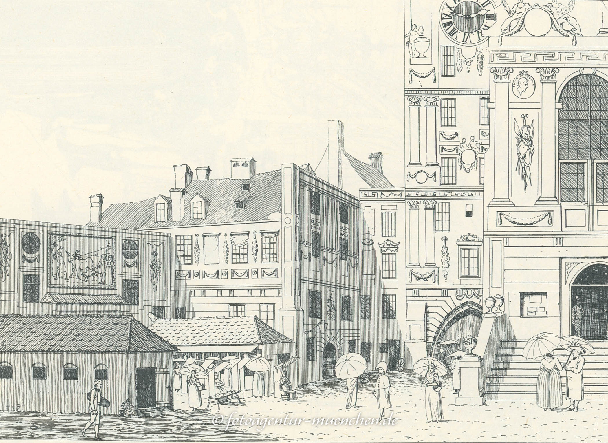 Baumgartner-Polizei-Uebersicht von München - Kupferstich 22