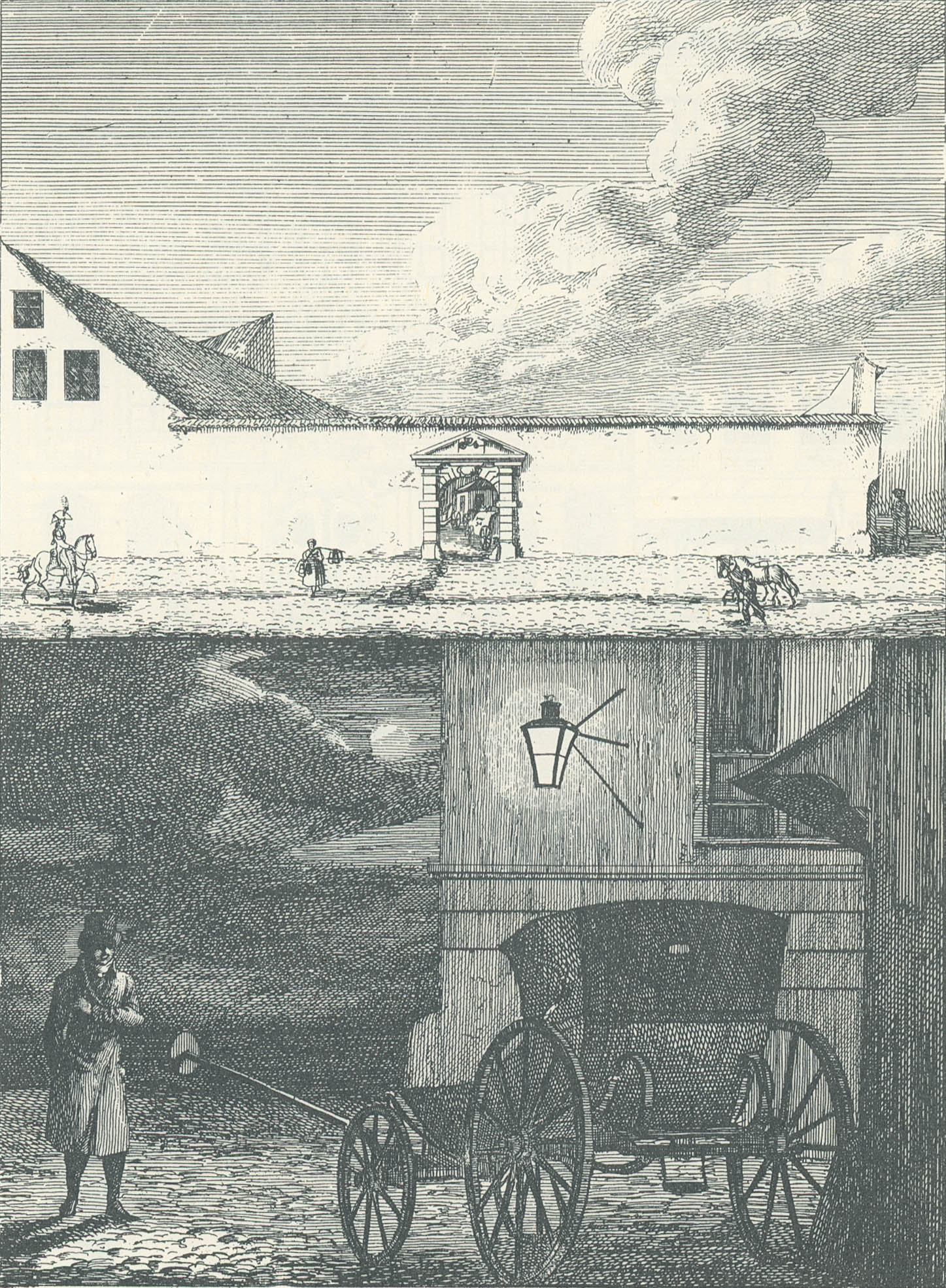 Baumgartner-Polizei-Uebersicht von München - Kupferstich 32