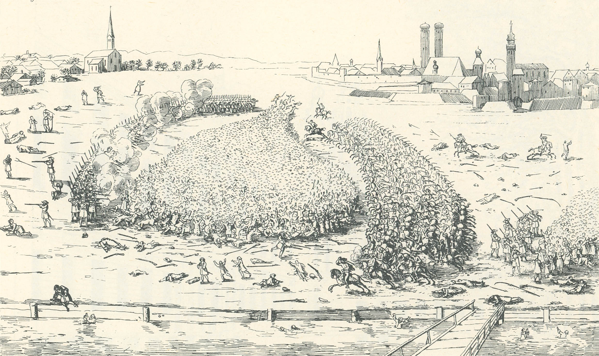 Baumgartner-Polizei-Uebersicht von München - Kupferstich 45