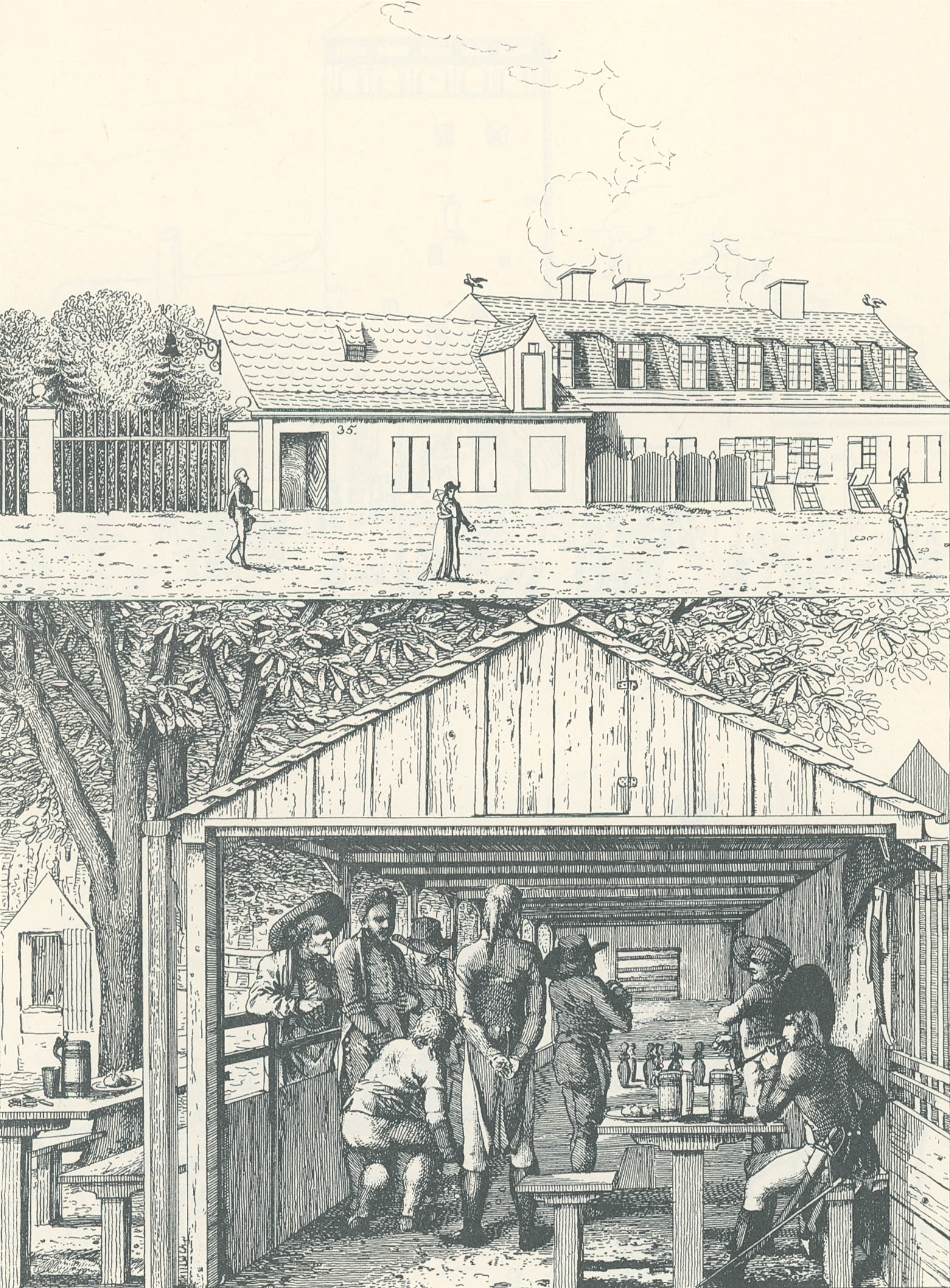 Baumgartner-Polizei-Uebersicht von München - Kupferstich 47