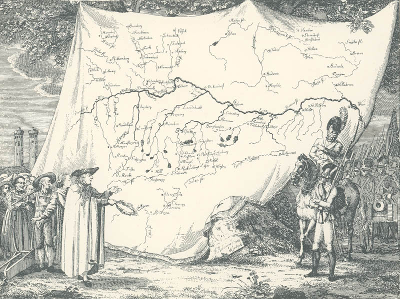 Baumgartner-Polizei-Uebersicht von München - Kupferstich 53