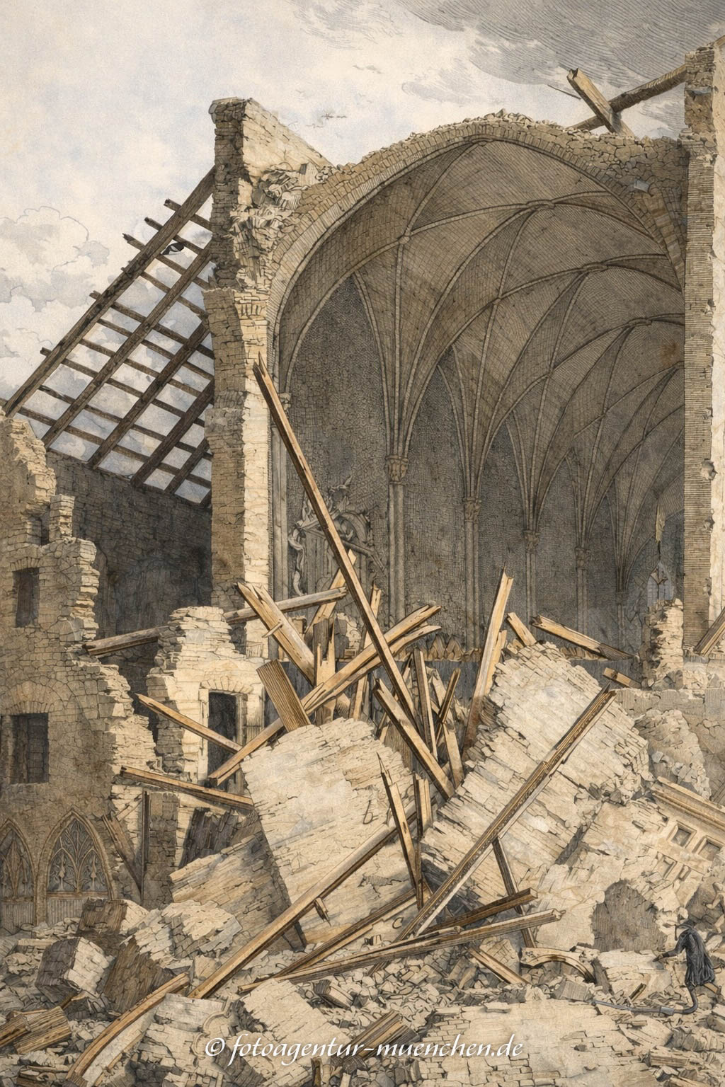 Abriß Franziskanerkloster