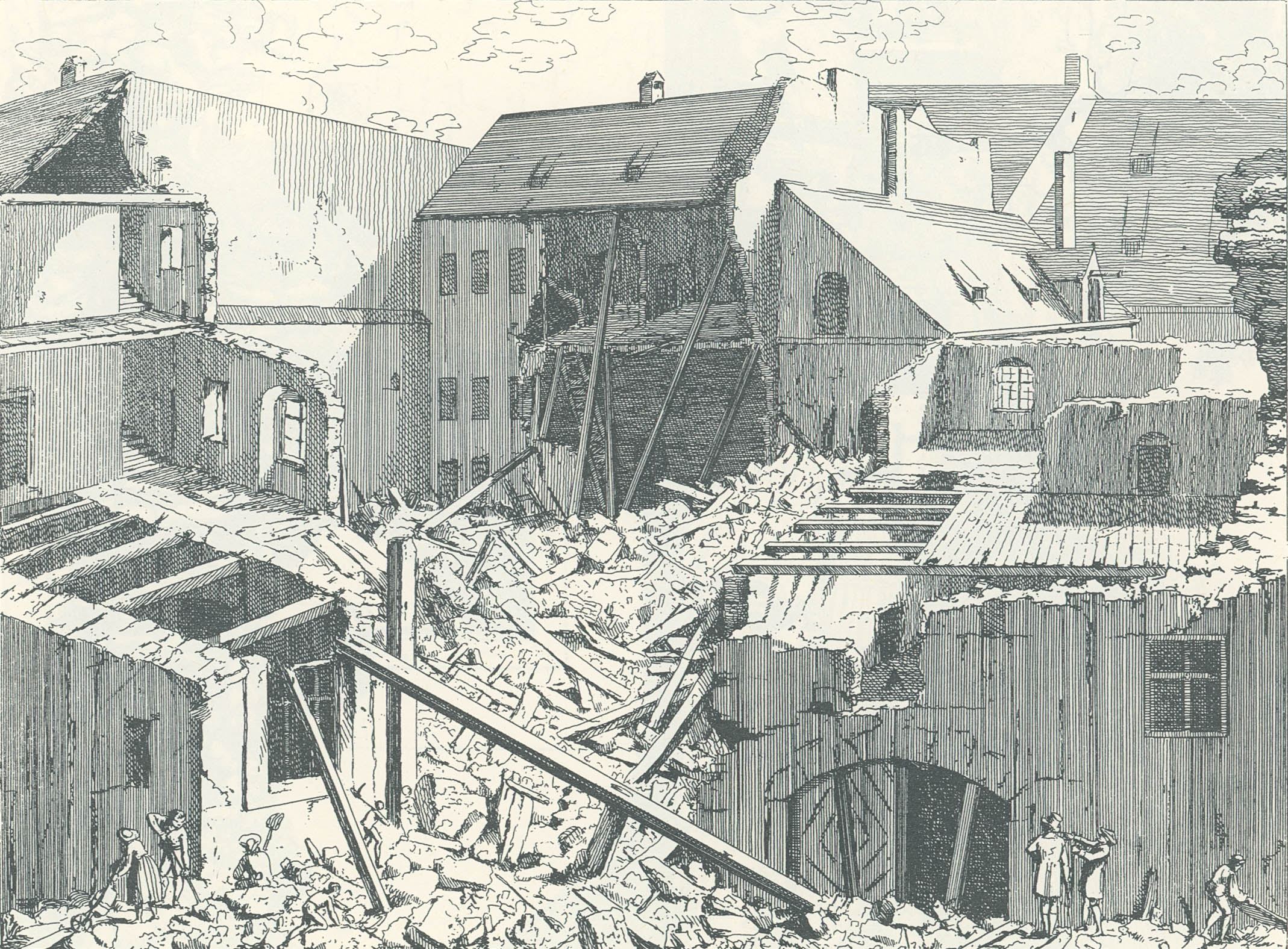 Baumgartner-Polizei-Uebersicht von München - Kupferstich 35