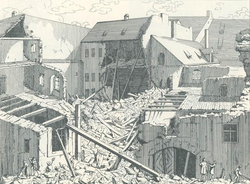 Baumgartner-Polizei-Uebersicht von München - Kupferstich 35