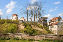 Steinicken Christian - Geisterschlößl und Rockerl von der Winterstraße aus 1884