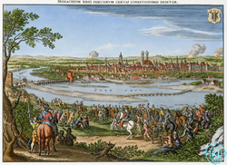 Einzug König Gustav Adolphs von Schweden in München 17.Mai 1632