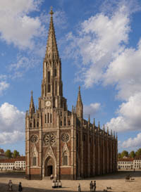 Die Pfarrkirche (Maria-Hilf) in der Vorstadt Au