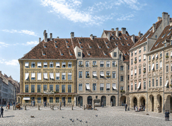Marienplatz mit der alten Hauptwache