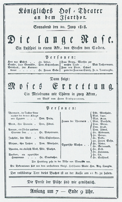 Plakat - Die lange Nase