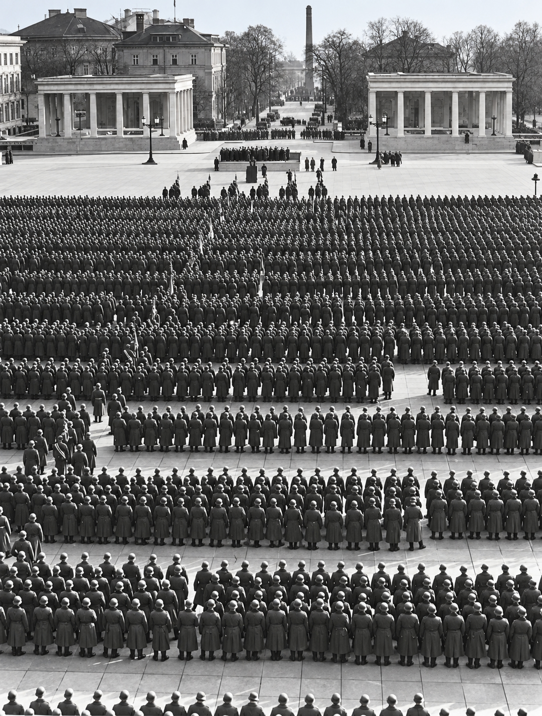 Königsplatz - Rekrutenvereidigung
