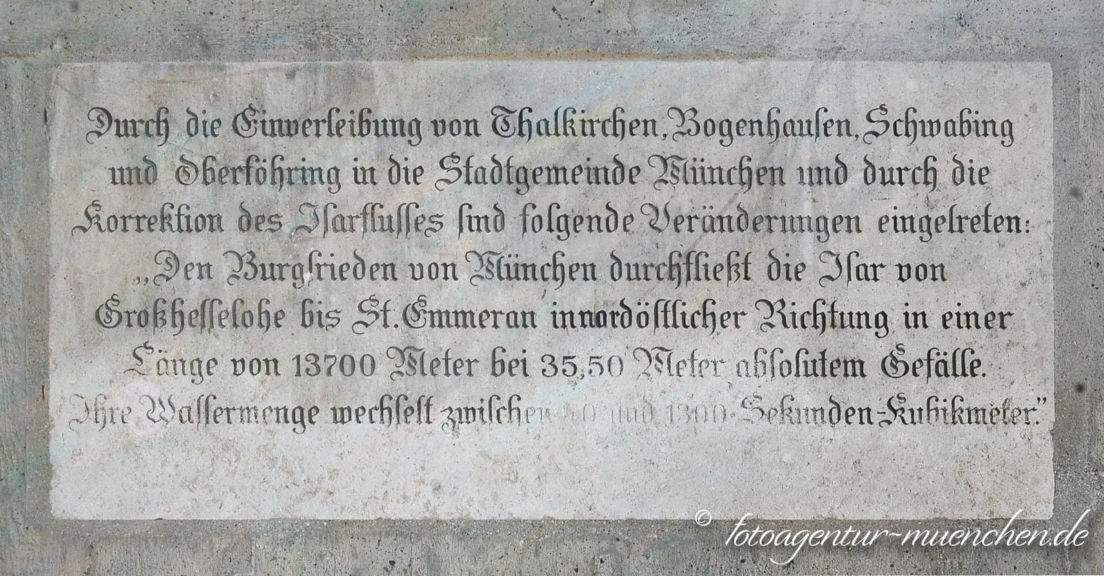 Isar im Stadtgebiet