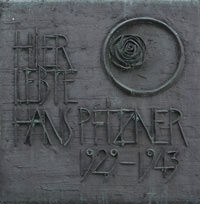 Gedenktafel - Hans Pfistner – Foto aus München