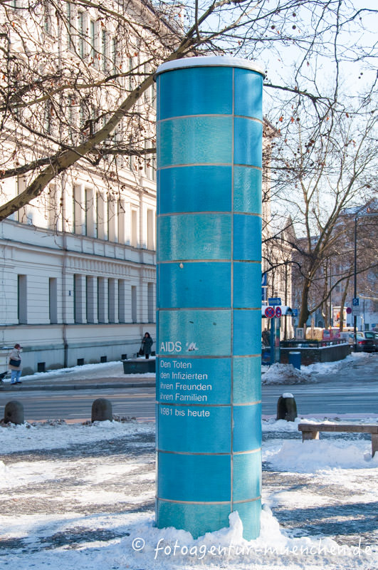 AIDS-Memorial – Denkmal/Kunstwerk in München