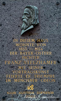 Gedenktafel - Stlezhammer – Foto aus München