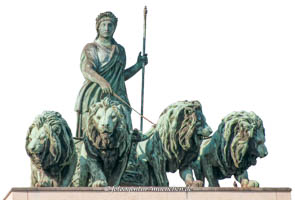 Gerhard Willhalm - Bavaria mit der Quadriga