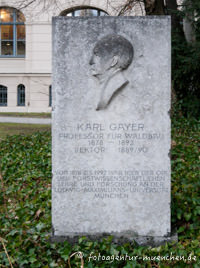 Gedenktafel - Karl Gayer – Foto aus München