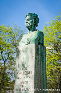 Senefelder-Denkmal – Foto aus München