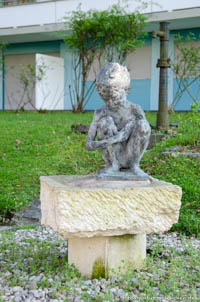 Unbekannter Brunnen – Foto aus München