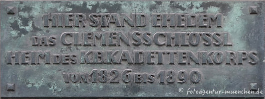 Gedenktafel - Clemensschlößl  – Foto aus München